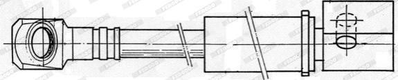 Ferodo FHY2047 - Гальмівний шланг autocars.com.ua