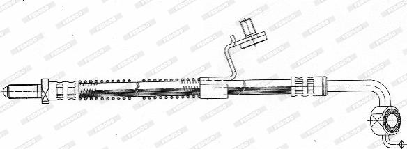 Ferodo FHY2274 - Гальмівний шланг autocars.com.ua