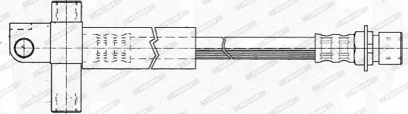 Ferodo FHY2342 - Тормозной шланг avtokuzovplus.com.ua