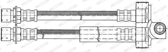 Ferodo FHY2343 - Тормозной шланг avtokuzovplus.com.ua