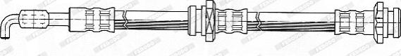 Ferodo FHY2399 - Гальмівний шланг autocars.com.ua