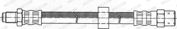Ferodo FHY2456 - Гальмівний шланг autocars.com.ua