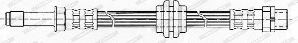 Ferodo FHY2468 - Тормозной шланг avtokuzovplus.com.ua