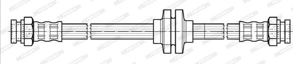 Ferodo FHY2555 - Тормозной шланг autodnr.net