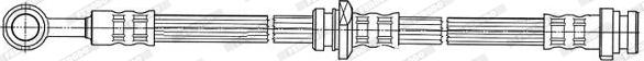 Ferodo FHY2592 - Гальмівний шланг autocars.com.ua