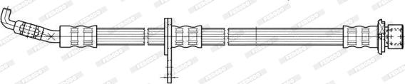 Ferodo FHY2621 - Гальмівний шланг autocars.com.ua