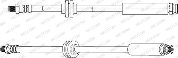 Ferodo FHY2785 - Гальмівний шланг autocars.com.ua