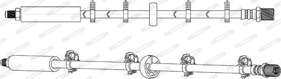 Ferodo FHY2793 - Гальмівний шланг autocars.com.ua