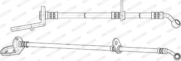 Ferodo FHY2804 - Гальмівний шланг autocars.com.ua