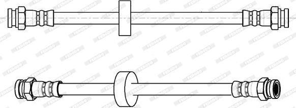 Ferodo FHY2836 - Тормозной шланг avtokuzovplus.com.ua