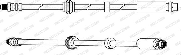 Ferodo FHY2859 - Гальмівний шланг autocars.com.ua