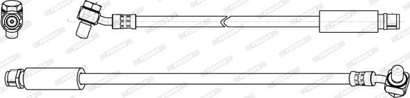 Ferodo FHY2864 - Тормозной шланг autodnr.net