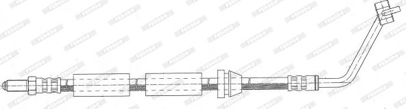 Ferodo FHY2927 - Гальмівний шланг autocars.com.ua