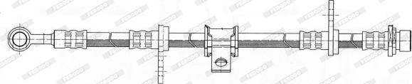 Ferodo FHY3084 - Гальмівний шланг autocars.com.ua