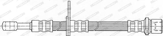 Ferodo FHY3104 - Тормозной шланг avtokuzovplus.com.ua