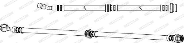 Ferodo FHY3142 - Тормозной шланг avtokuzovplus.com.ua