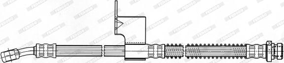 Ferodo FHY3146 - Гальмівний шланг autocars.com.ua