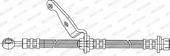 Ferodo FHY3147 - Гальмівний шланг autocars.com.ua