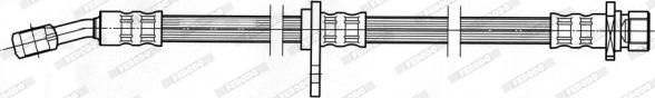 Ferodo FHY3161 - Гальмівний шланг autocars.com.ua