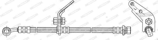 Ferodo FHY3183 - Гальмівний шланг autocars.com.ua