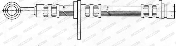 Ferodo FHY3192 - Гальмівний шланг autocars.com.ua