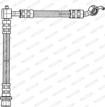 Ferodo FHY3201 - Гальмівний шланг autocars.com.ua