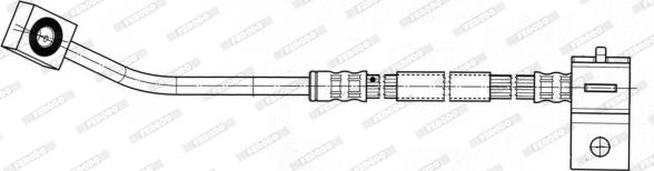 Ferodo FHY3203 - Гальмівний шланг autocars.com.ua