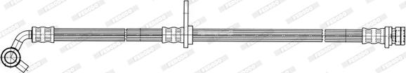 Ferodo FHY3239 - Гальмівний шланг autocars.com.ua