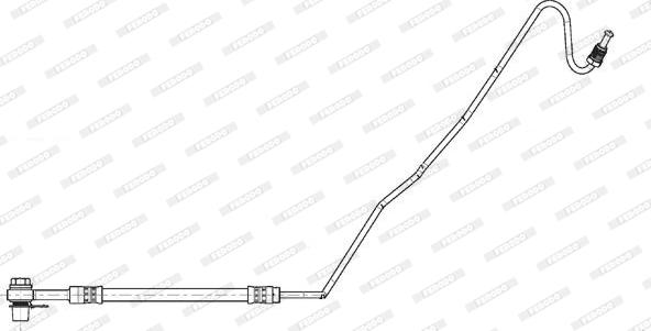 Ferodo FHY3362 - Тормозной шланг autodnr.net