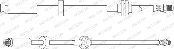 Ferodo FHY3387 - Тормозной шланг autodnr.net