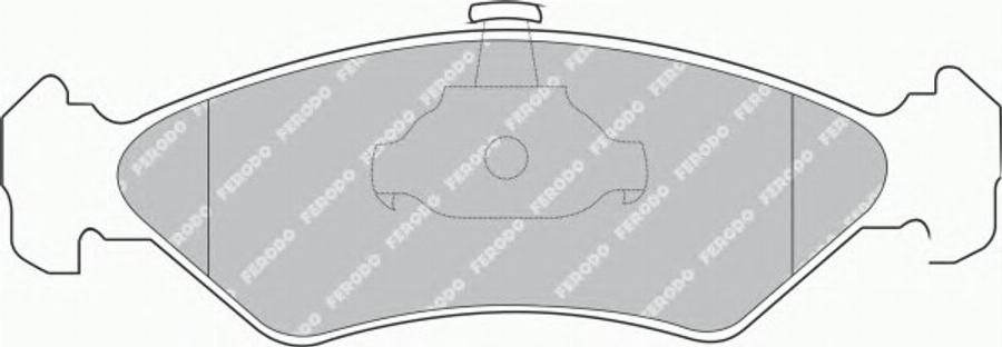 Ferodo FSL1082 - Тормозные колодки, дисковые, комплект autodnr.net