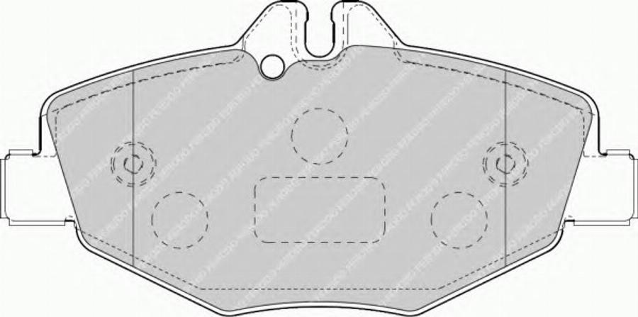 Ferodo FQT1414 - Тормозные колодки, дисковые, комплект autodnr.net