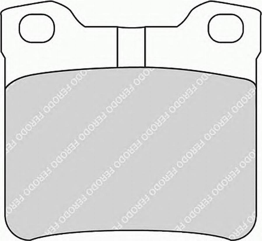 Ferodo FQT1415 - Тормозные колодки, дисковые, комплект avtokuzovplus.com.ua