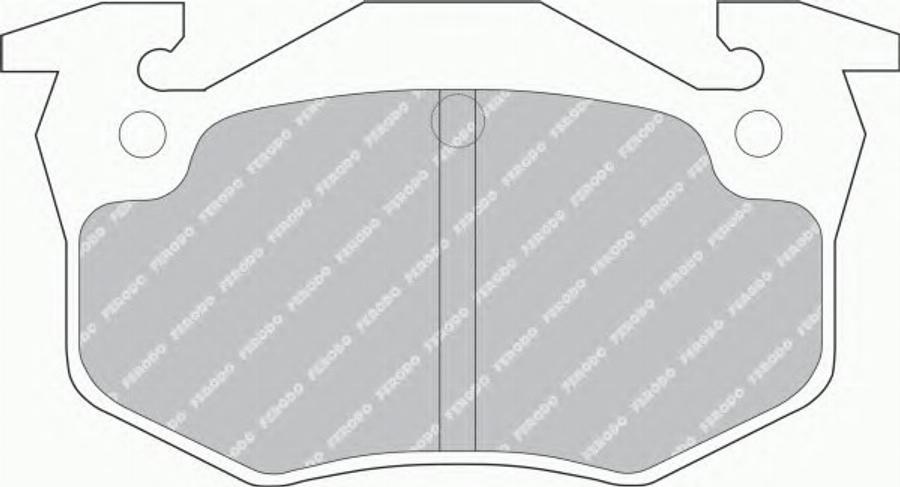 Ferodo FQT558 - Тормозные колодки, дисковые, комплект autodnr.net