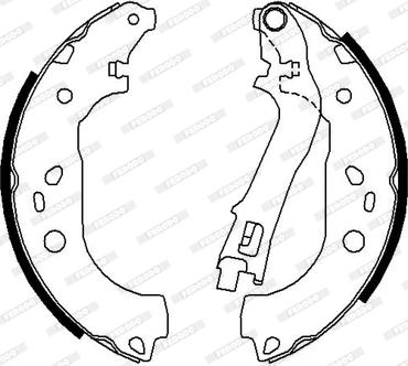 Ferodo FSB676 - Колодки тормозные autocars.com.ua