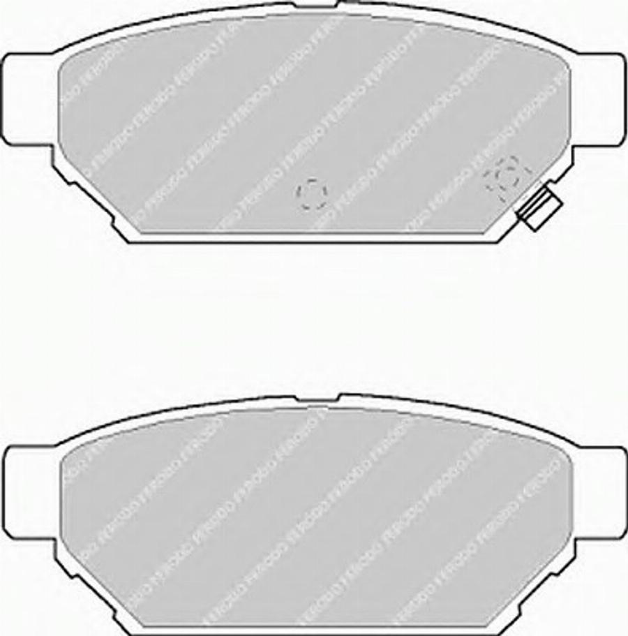 Ferodo FSL1013 - Тормозные колодки, дисковые, комплект avtokuzovplus.com.ua