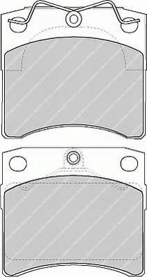 Ferodo FSL1131 - Тормозные колодки, дисковые, комплект autodnr.net