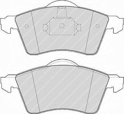 Ferodo FSL1163 - Тормозные колодки, дисковые, комплект avtokuzovplus.com.ua