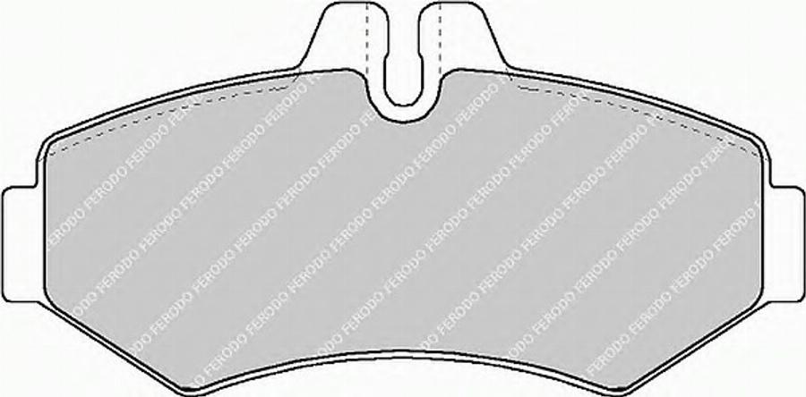 Ferodo FSL1306 - Тормозные колодки, дисковые, комплект autodnr.net