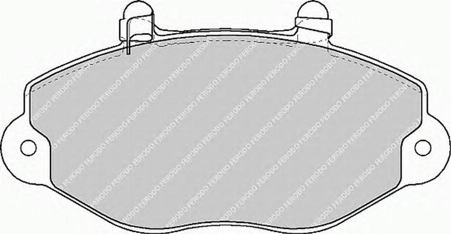 Ferodo FSL1339 - Тормозные колодки, дисковые, комплект autodnr.net