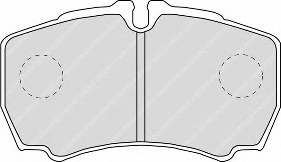 Ferodo FSL1405 - Тормозные колодки, дисковые, комплект avtokuzovplus.com.ua