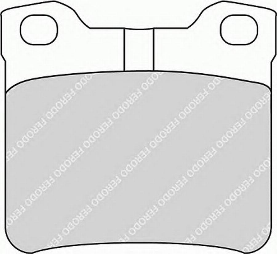 Ferodo FSL1415 - Тормозные колодки, дисковые, комплект avtokuzovplus.com.ua