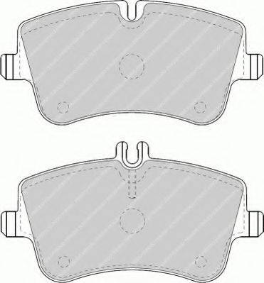 Ferodo FSL1428 - Тормозные колодки, дисковые, комплект avtokuzovplus.com.ua