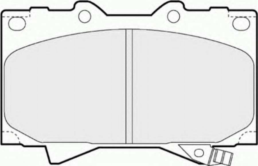 Ferodo FSL1456 - Тормозные колодки, дисковые, комплект avtokuzovplus.com.ua