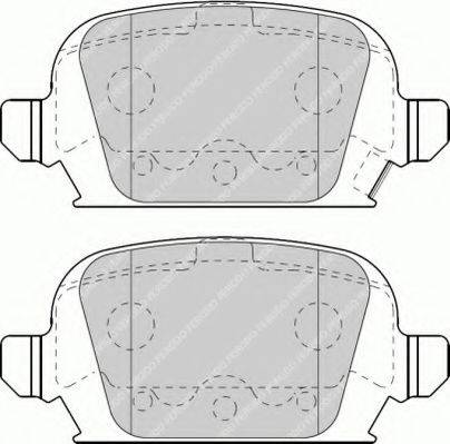 Ferodo FSL1472 - Тормозные колодки, дисковые, комплект avtokuzovplus.com.ua