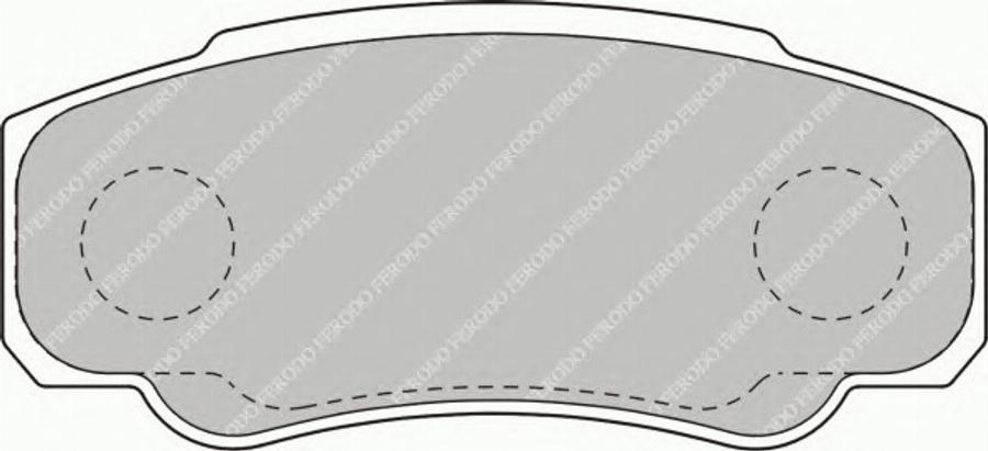 Ferodo FSL1480 - Тормозные колодки, дисковые, комплект avtokuzovplus.com.ua