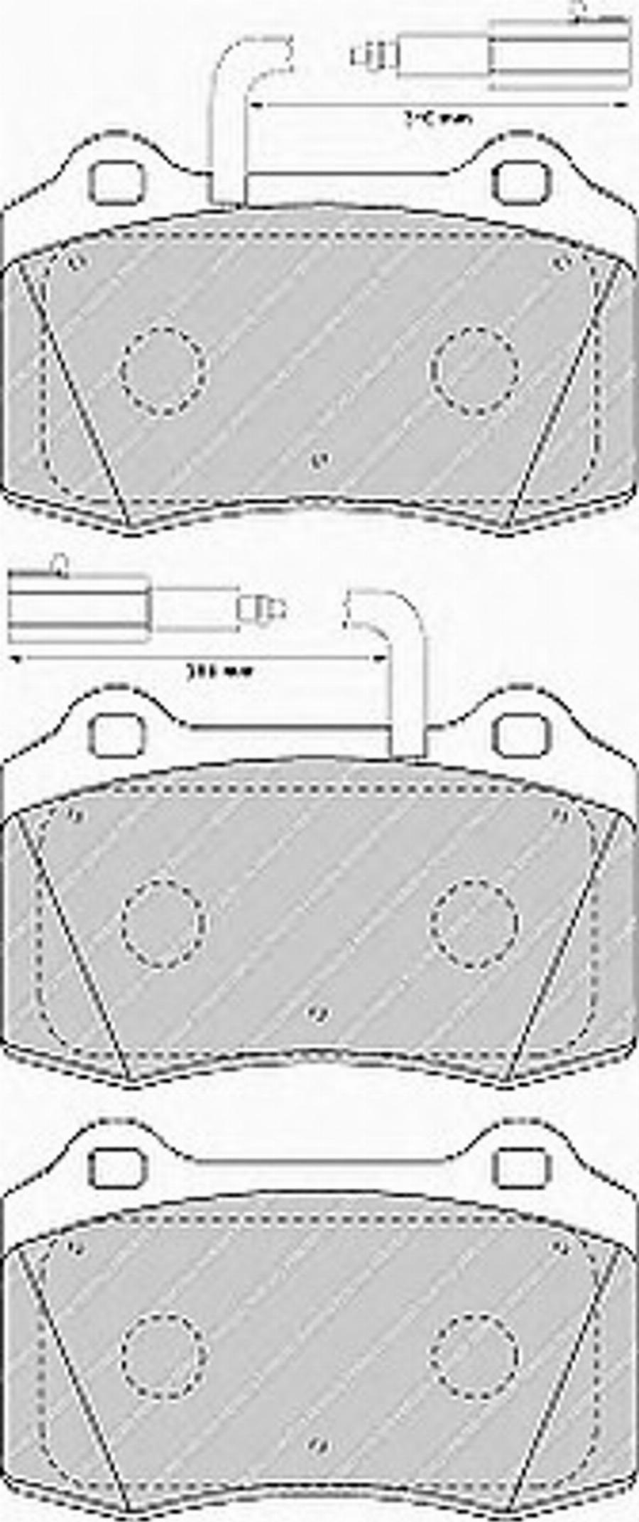 Ferodo FSL1508 - Тормозные колодки, дисковые, комплект avtokuzovplus.com.ua