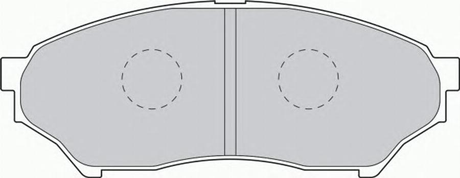 Ferodo FSL1596 - Тормозные колодки, дисковые, комплект avtokuzovplus.com.ua