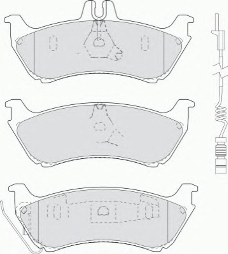 Ferodo FSL1608 - Гальмівні колодки, дискові гальма autocars.com.ua