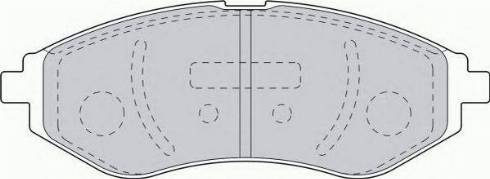 Ferodo FSL1699 - Тормозные колодки, дисковые, комплект autodnr.net